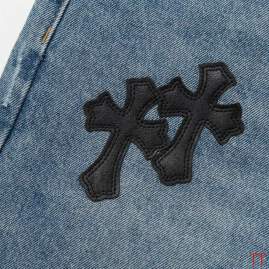 Picture of Chrome Hearts Jeans Short _SKUChromeHeartssz28-3620tn108890